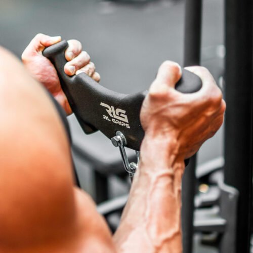 agarre biceps en polea baja rl grips