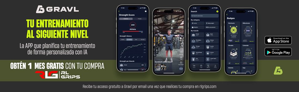 Banner 1 mes gratuito con tu compra de la app Gravl