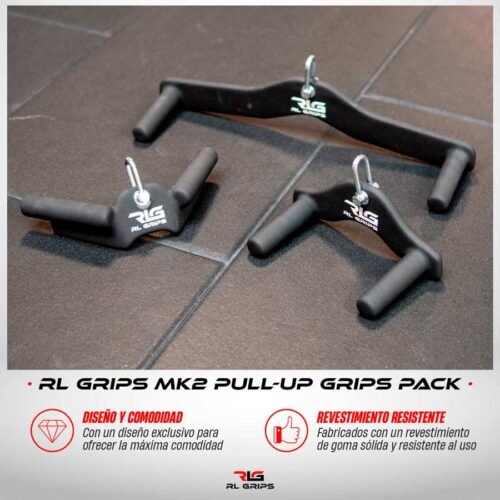 pack de agarres rl grips para espalda