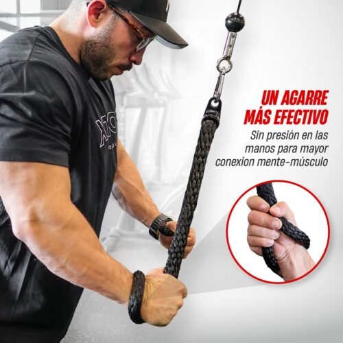 forma de agarre cuerda de triceps rl grips