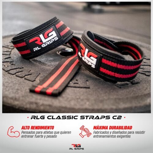 straps rl grips apoyados en el disco